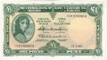 Ireland, Republic Of 1 Pound, Prefix 02X, 11. 3.1963
